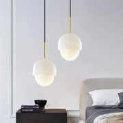 Theseus Alabaster Minimalist Pendant Light