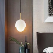 Theseus Alabaster Minimalist Pendant Light