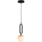 Theseus Alabaster Modern Pendant Light 6''D