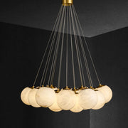 Theseus Alabaster Anne Ceiling Pendant 7/19 Lights