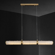 JC Alabaster Art Linear Chandelier