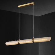 JC Alabaster Art Linear Chandelier