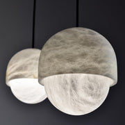 JC Alabaster Art Small Pendant Light