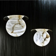 JC Alabaster Bedside  Art Pendant