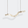 JC Alabaster Bent Tube Chandelier A