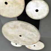 Alabaster Chandelier Light for Living and Dining Room