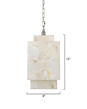 JC Alabaster Cube Pendant Lamp