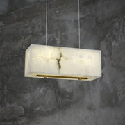 JC Alabaster Cuboid Dining Room Chandelier