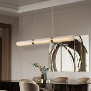 Alabaster Cylindrical Chandelier - jchandelier