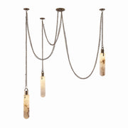 Alabaster Flint 3 Light LED Multi-Drop Pendant