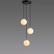 Alabaster Global Wavy Chandelier - jchandelier