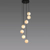 Alabaster Global Wavy Chandelier - jchandelier