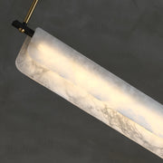 JC Alabaster Linear Chandelier