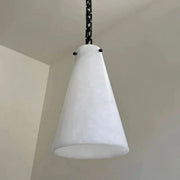 JC Alabaster Modern 3-Light Marble Chandelier