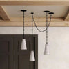 JC Alabaster Modern 3-Light Marble Chandelier