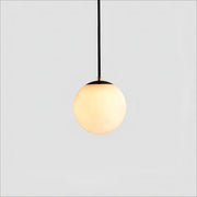 Alabaster Modern Round Ball Chandelier - jchandelier