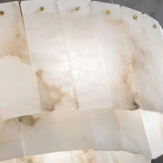 JC Alabaster Modern Round Chandelier