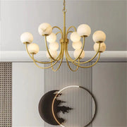 Alabaster Radial Chandelier - jchandelier