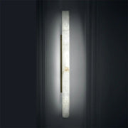 JC Alabaster Round Tube Wall Sconce