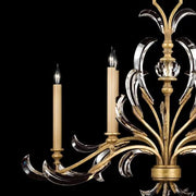 JC Alice Candle  Oblong Chandelier 44"