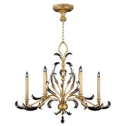 JC Alice Candle  Oblong Chandelier 44"