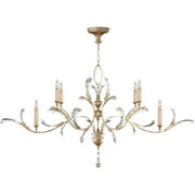 JC Alice Candle Oblong Chandelier 74"