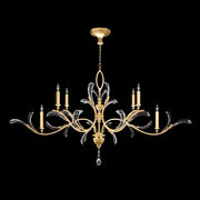 JC Alice Candle Oblong Chandelier 74"