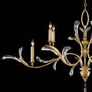 JC Alice Candle Oblong Chandelier 74"