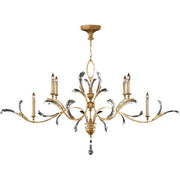 JC Alice Candle Oblong Chandelier 74"