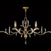 JC Alice Candle Oblong Chandelier 74"