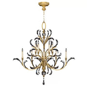 JC Alice Candle Round 2-Tier Chandelier 56"