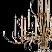 JC Alice Candle Round 3-Tier Chandelier 58"