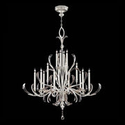 JC Alice Candle Round 3-Tier Chandelier 58"