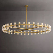 JC Bordeaux Wine-Glass Series Glass Chandelier