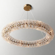 JC Aleya Crystal Ring Chandelier