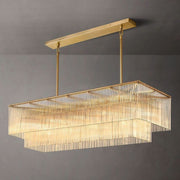 JC Amanda Rectangular Chandelier 72"