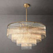 JC Amanda Multi-Layer Luxury Round Chandelier 36"