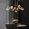 JC Angel Faceted Oval Chandelier For Living Room