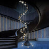 Angelia Faceted Crystal Prisms Chandeliers For Staircase - jchandelier