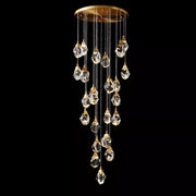 Angelia Faceted Crystal Prisms Chandeliers For Staircase - jchandelier