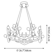 JC Antler Shape Chandelier