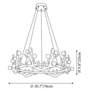 JC Antler Shape Chandelier