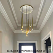 JC Harly Modern Round Chandelier 18"