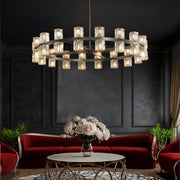 JC Bordeaux Wine-Glass Series Glass Chandelier