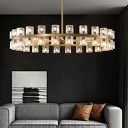 JC Bordeaux Wine-Glass Series Glass Chandelier