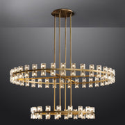 JC Bordeaux Wine-Glass Series Glass Chandelier