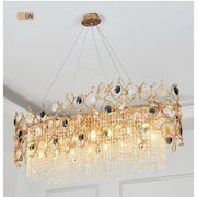 Art Dining Crystal Branch Chandelier - jchandelier