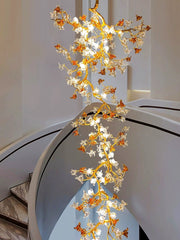 Art Flower Staircase Long Branch Chandelier - jchandelier