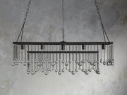 Crystal Ball Amara Rectangular Chandelier 47'' 60''