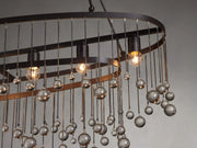 Crystal Ball Amara 7 Light Chandelier